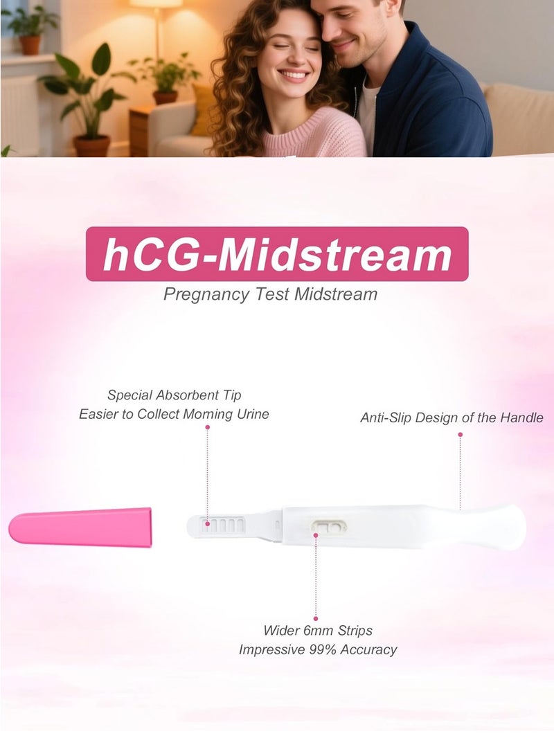 4 قطع من مجموعة اختبار الحمل، كشف دقيق مع نتائج عالية الحساسية، اختبار حمل النساء - Image 4